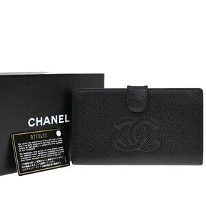Chanel Cc Logo Long Bifold Wallet #182028C25B